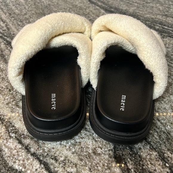 Anthropologie Maeve Terry Slide Slippers Size 8 - Picture 3 of 7